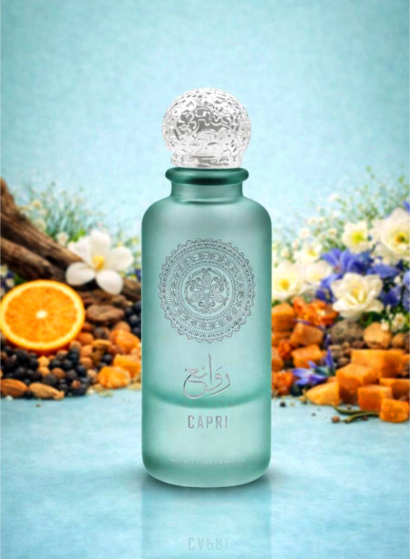 OUDI Luxury Unisex Perfume Oudi Rawaya Capri Extrait De Parfum 100ml | Luxury Unisex Perfume with Musky, Powdery & Vanilla Accords | Long Lasting Fragrance for Men & Women - Image 2
